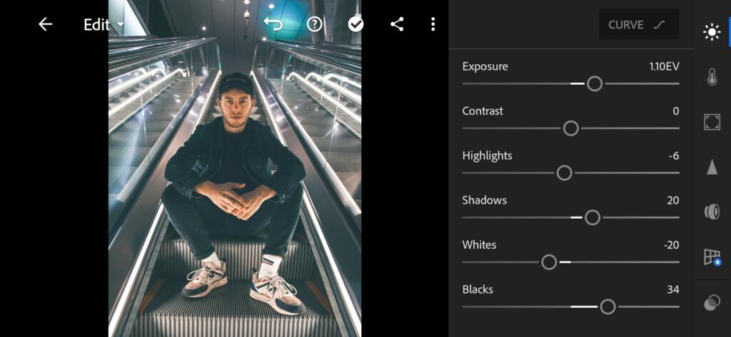 02 White Neon Lightroom Preset