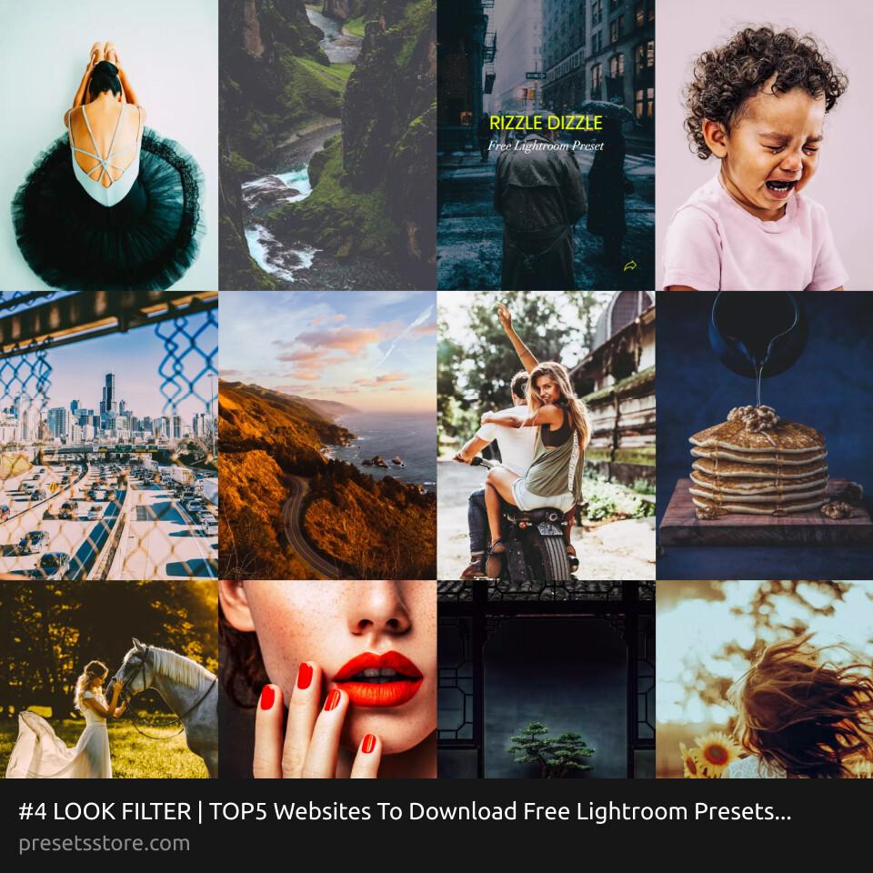 Look Filter Top5 Free Lightroom Presets